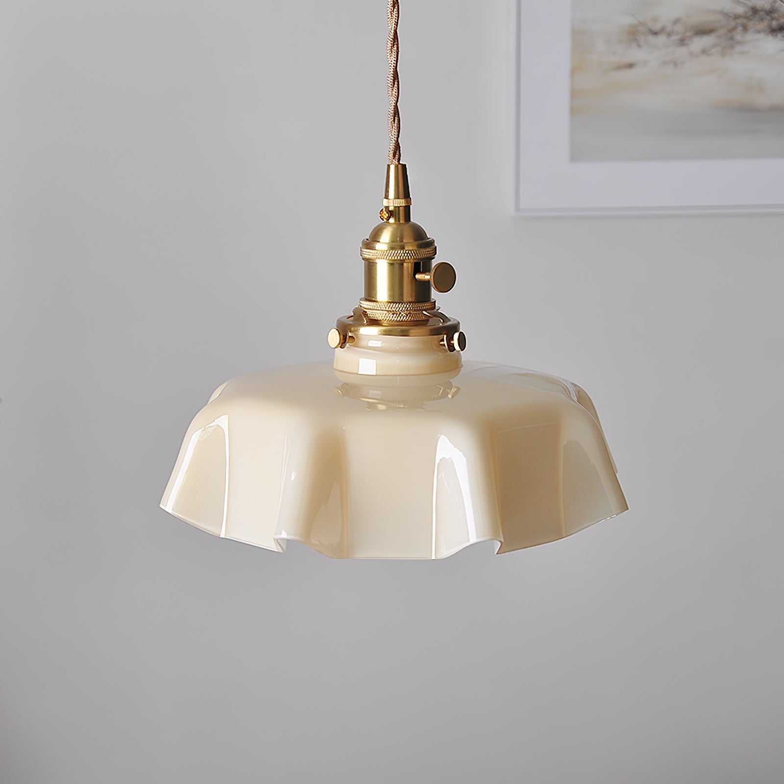 Lampada a sospensione vintage Ameliro