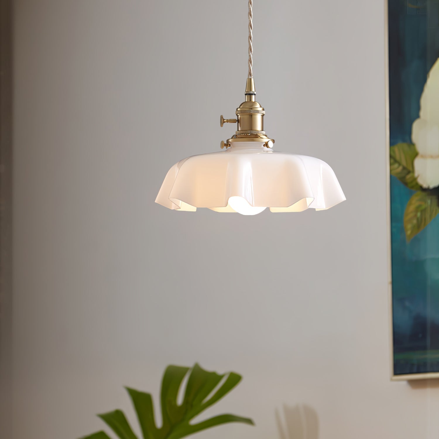 Lampada a sospensione vintage Ameliro