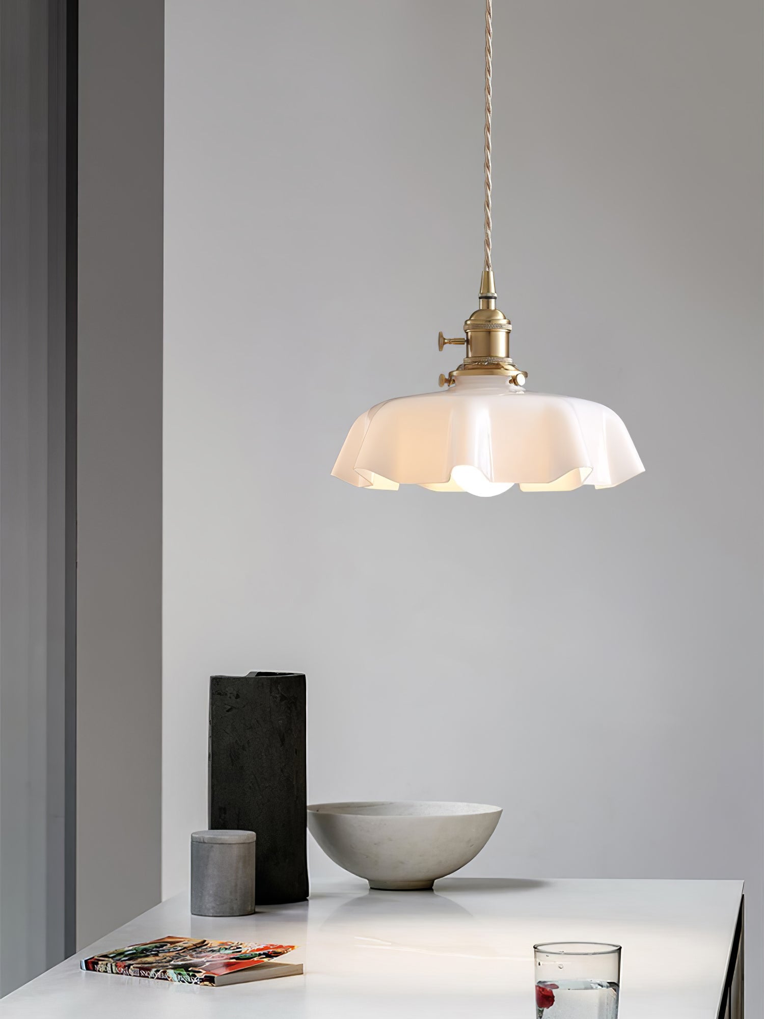 Lampada a sospensione vintage Ameliro