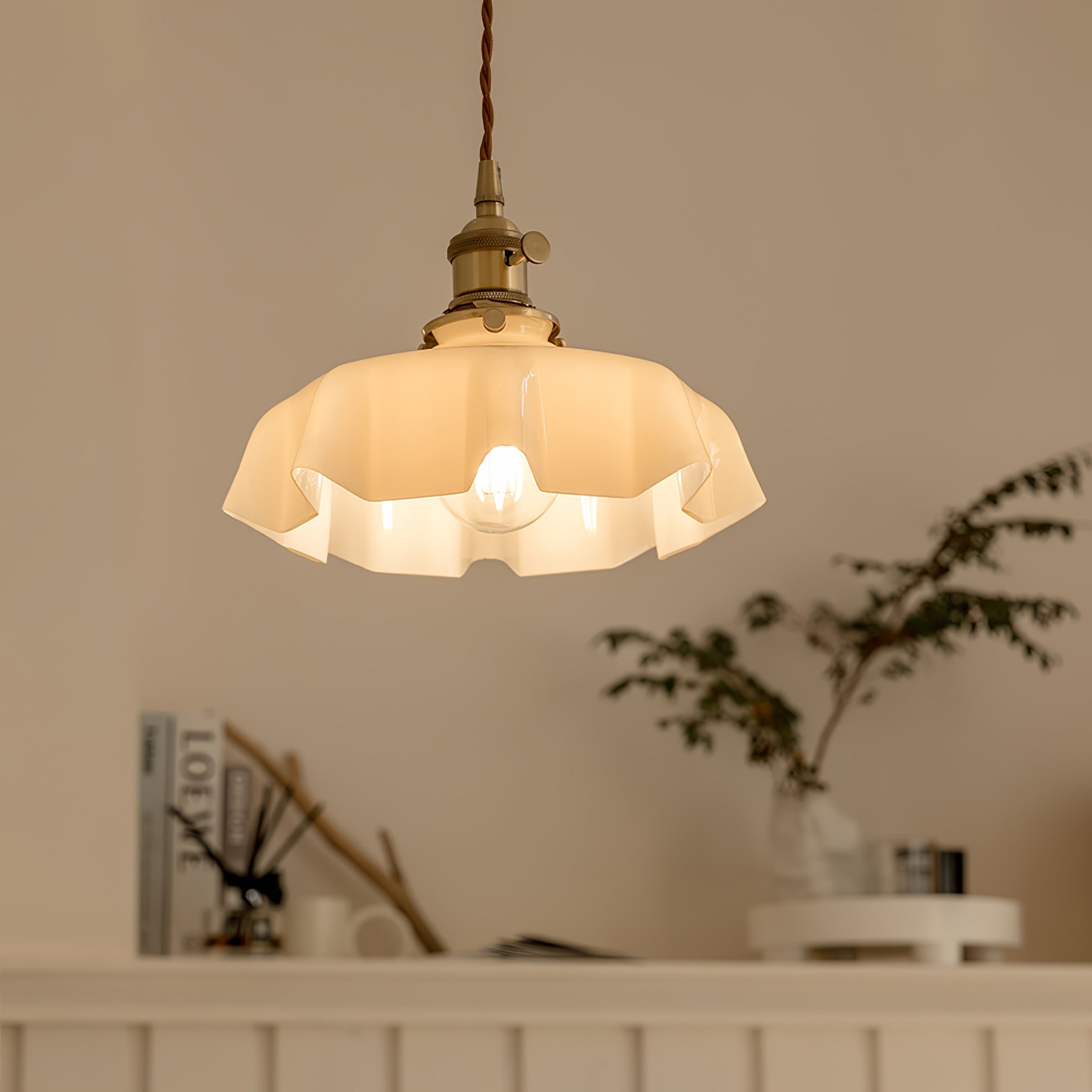 Lampada a sospensione vintage Ameliro