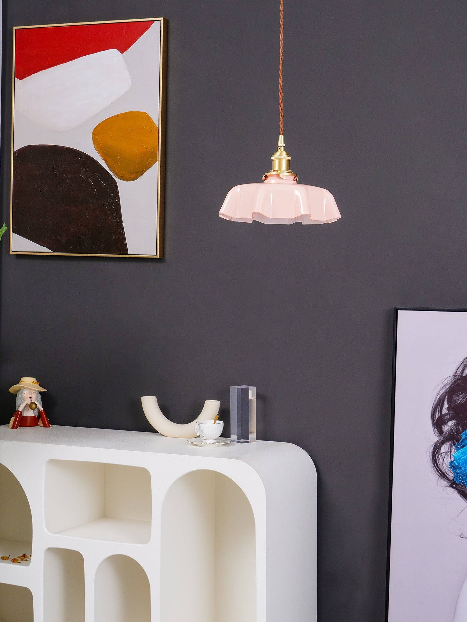 Lampada a sospensione vintage Ameliro