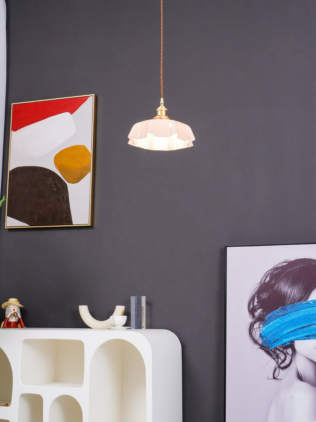 Lampada a sospensione vintage Ameliro