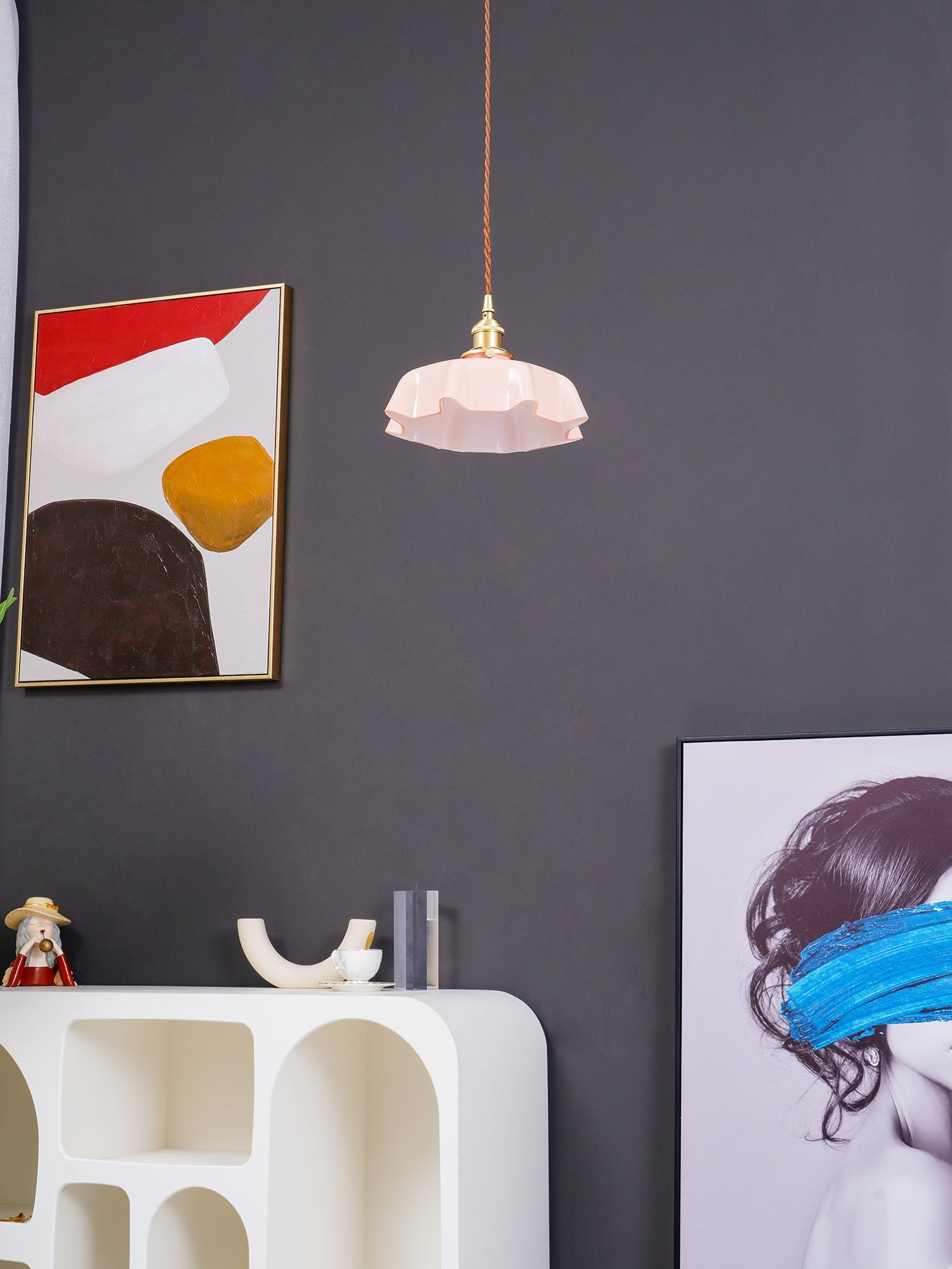 Lampada a sospensione vintage Ameliro