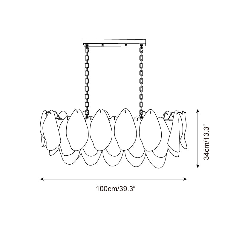 Lampadario moderno Salinetto