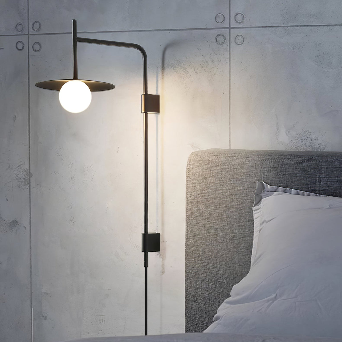 Gea Swing Arm Plug-in Wall Lamp – detail 10