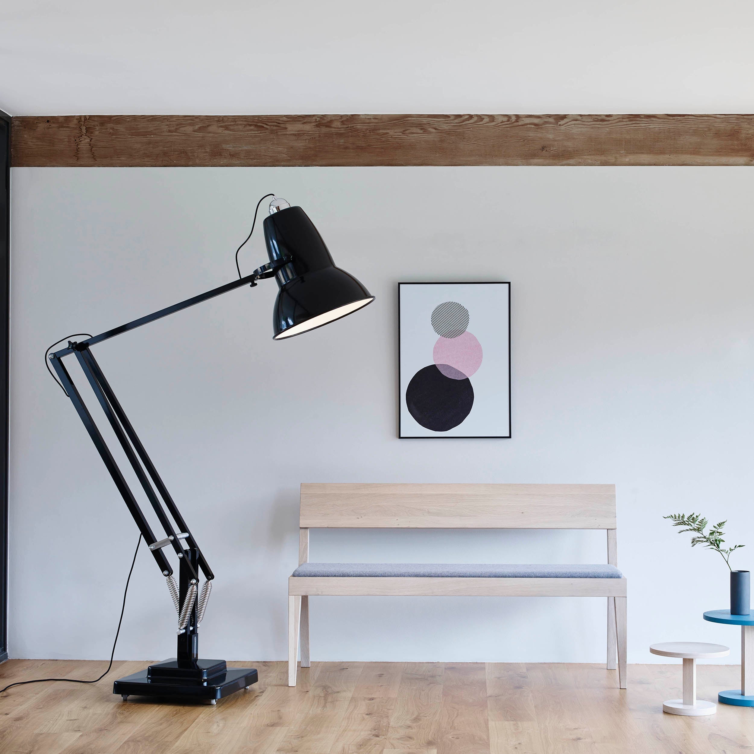 Lampada da terra articolata Moleno