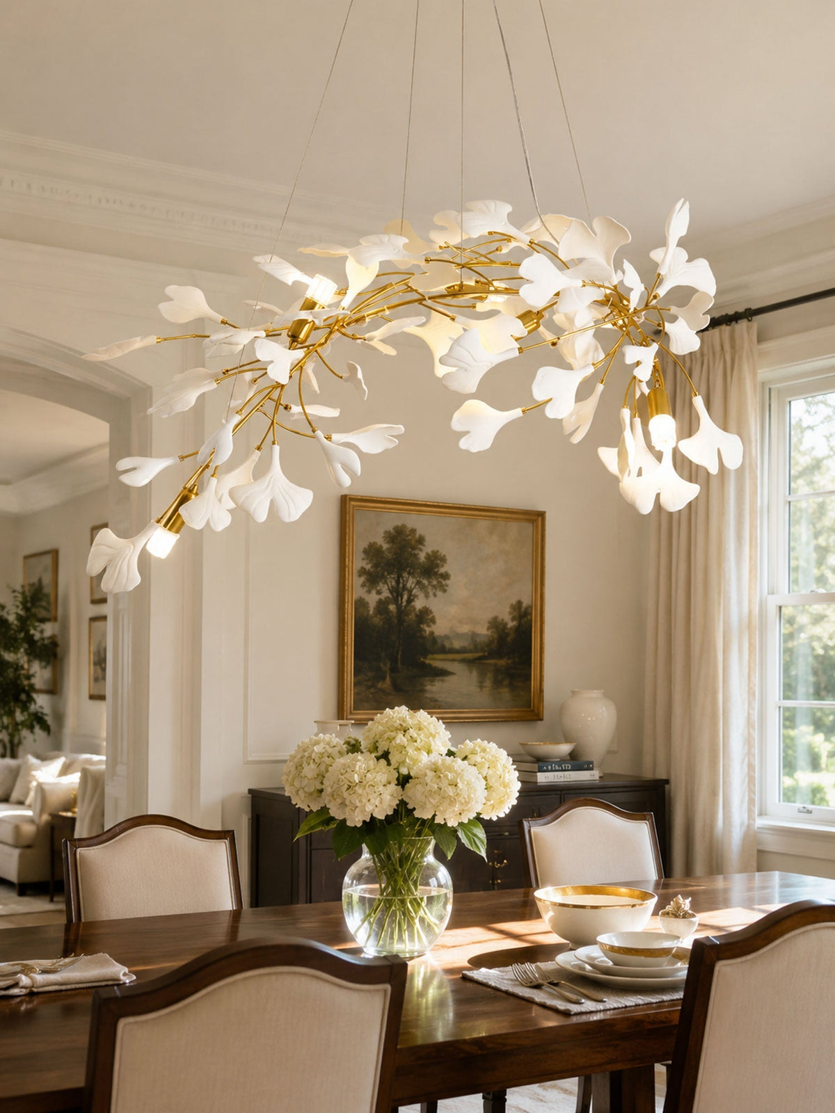 Gingko Bloom Chandelier – detail 11