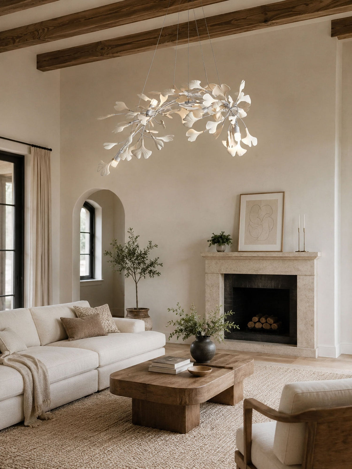 Gingko Bloom Chandelier – detail 12