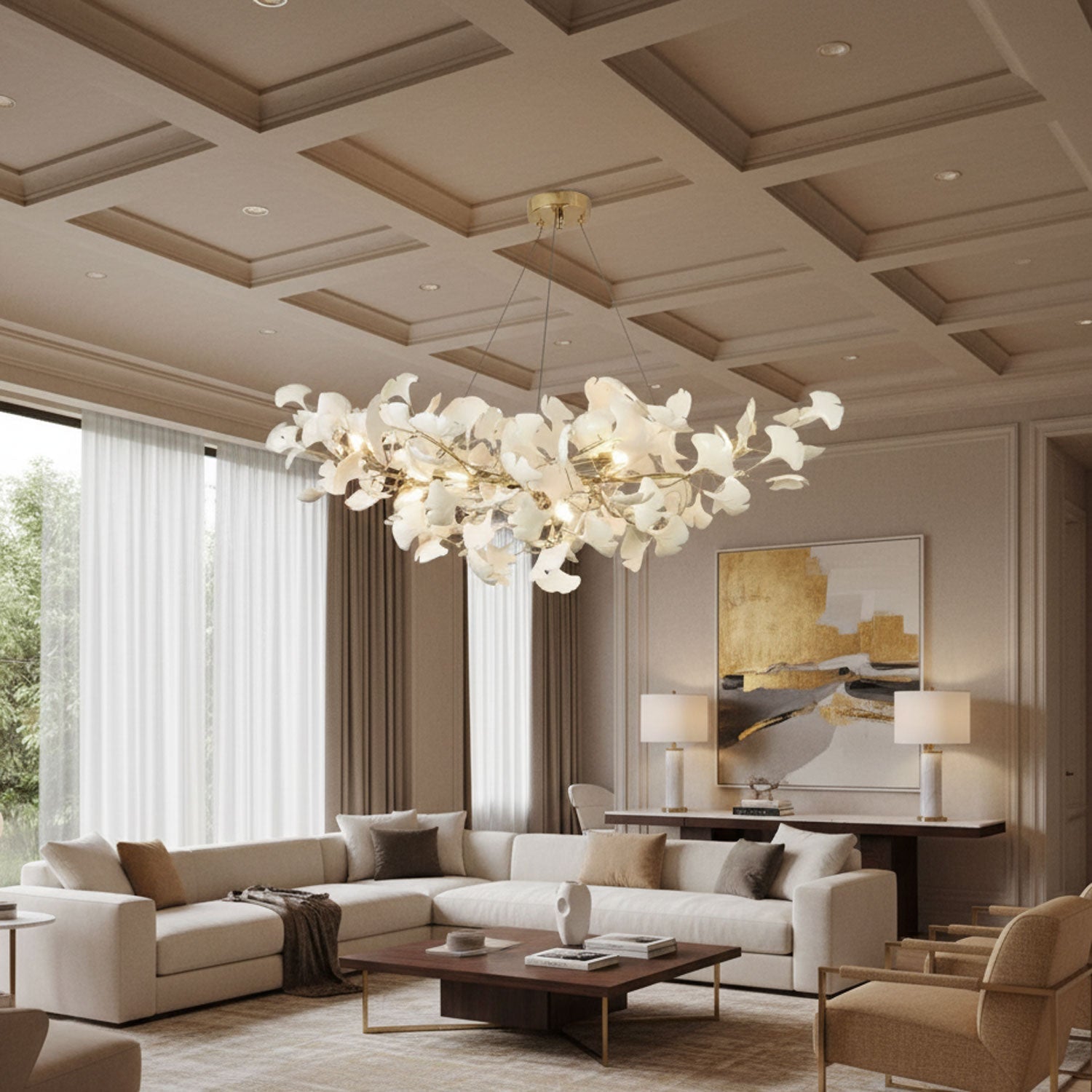 Lampadario lineare Escella