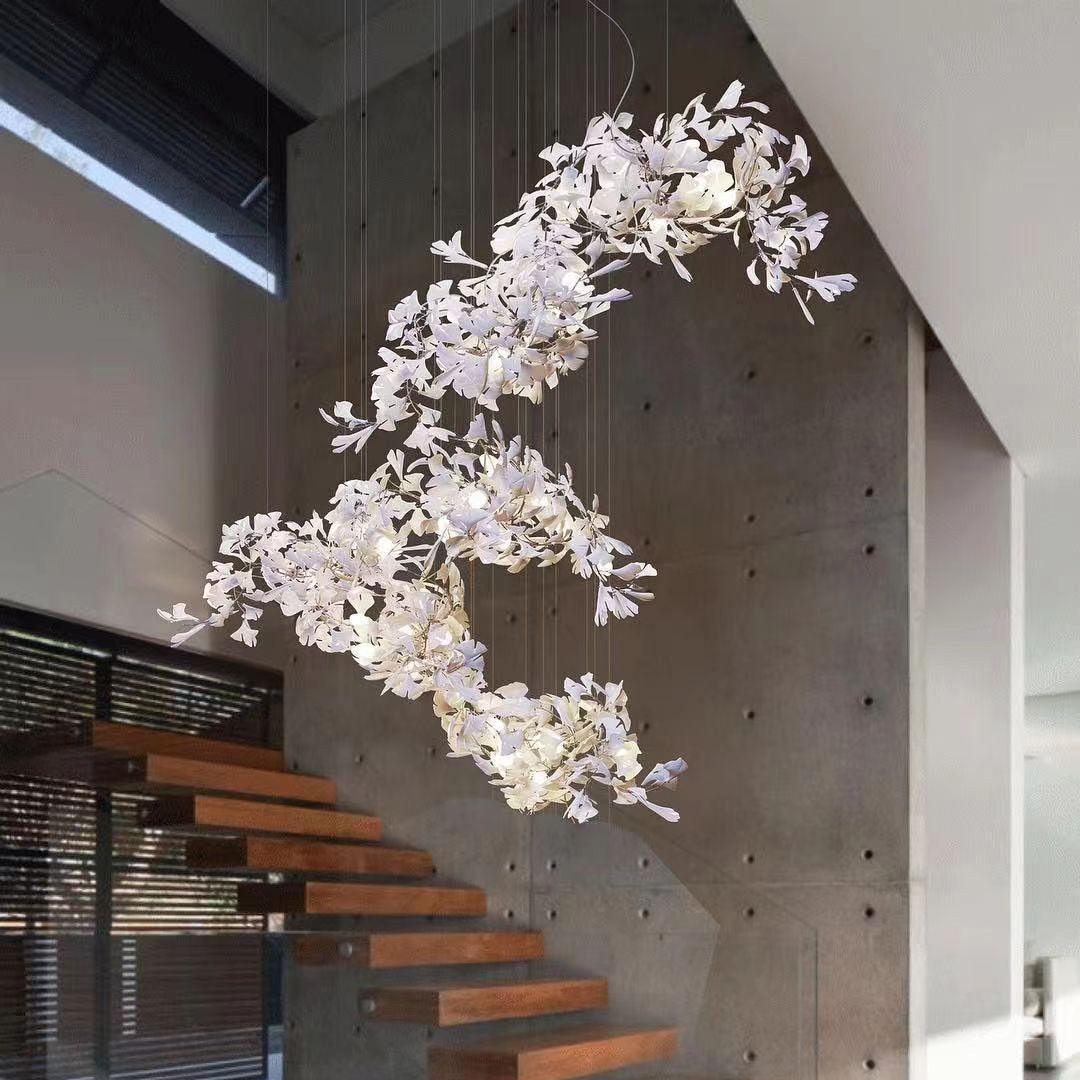 Gingko Vortex Chandelier – detail 25