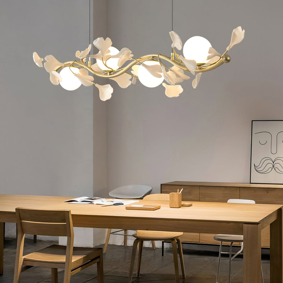 Lampadario lineare Deletto