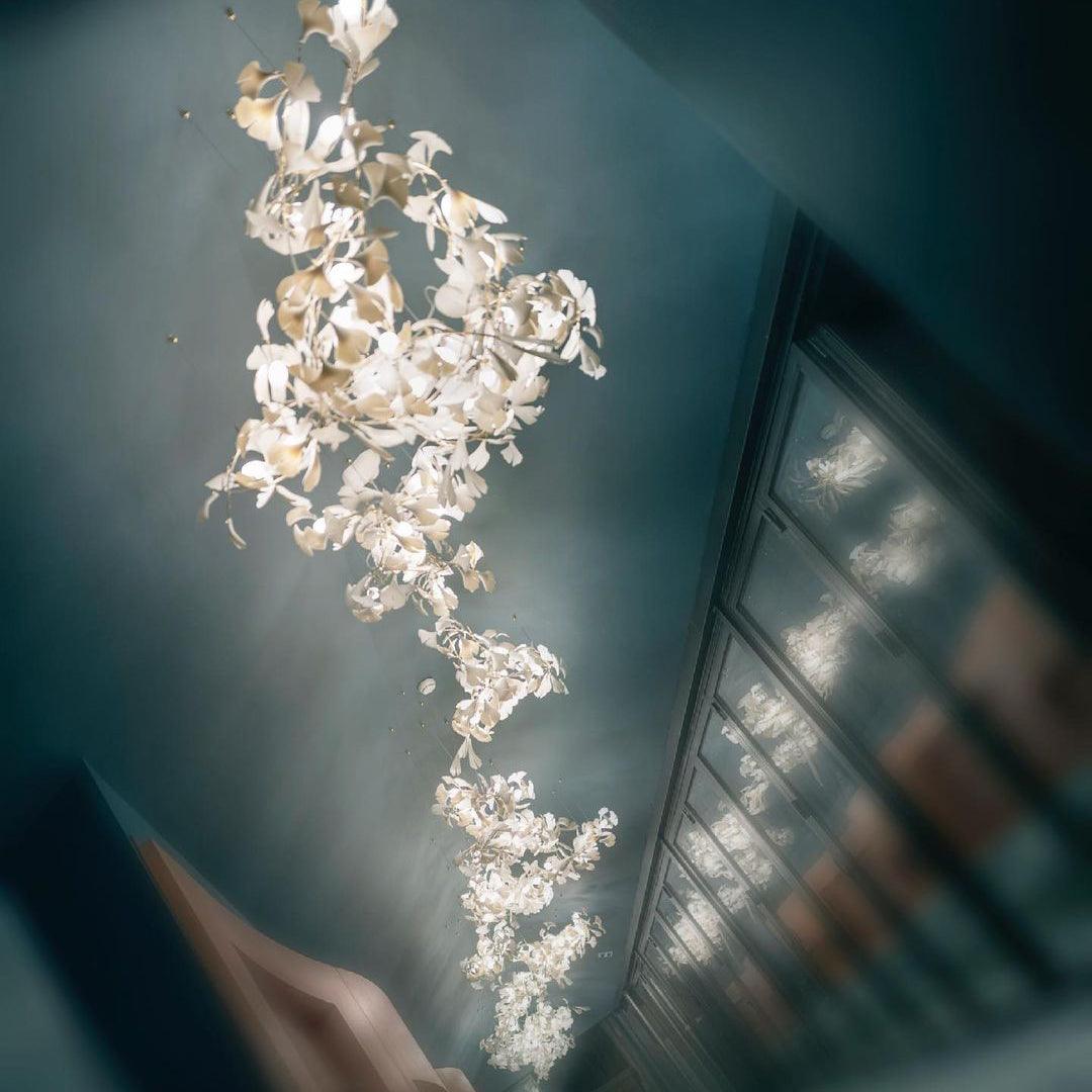 Porcelain Gingko Chandelier – detail 35
