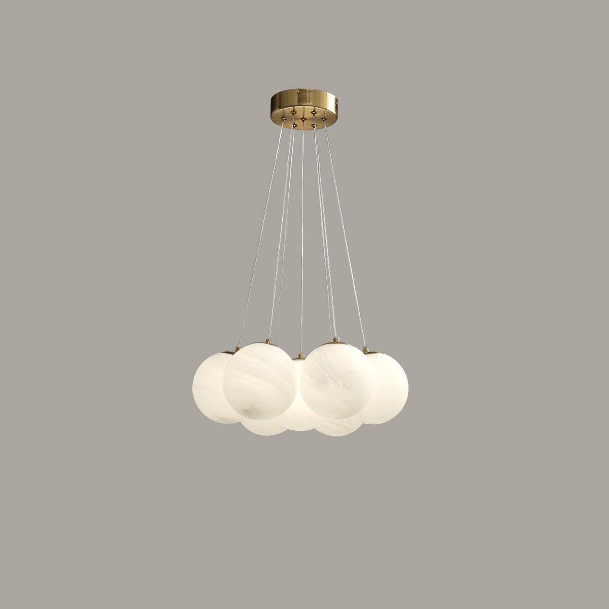 Glass Cluster Chandelier – detail 12