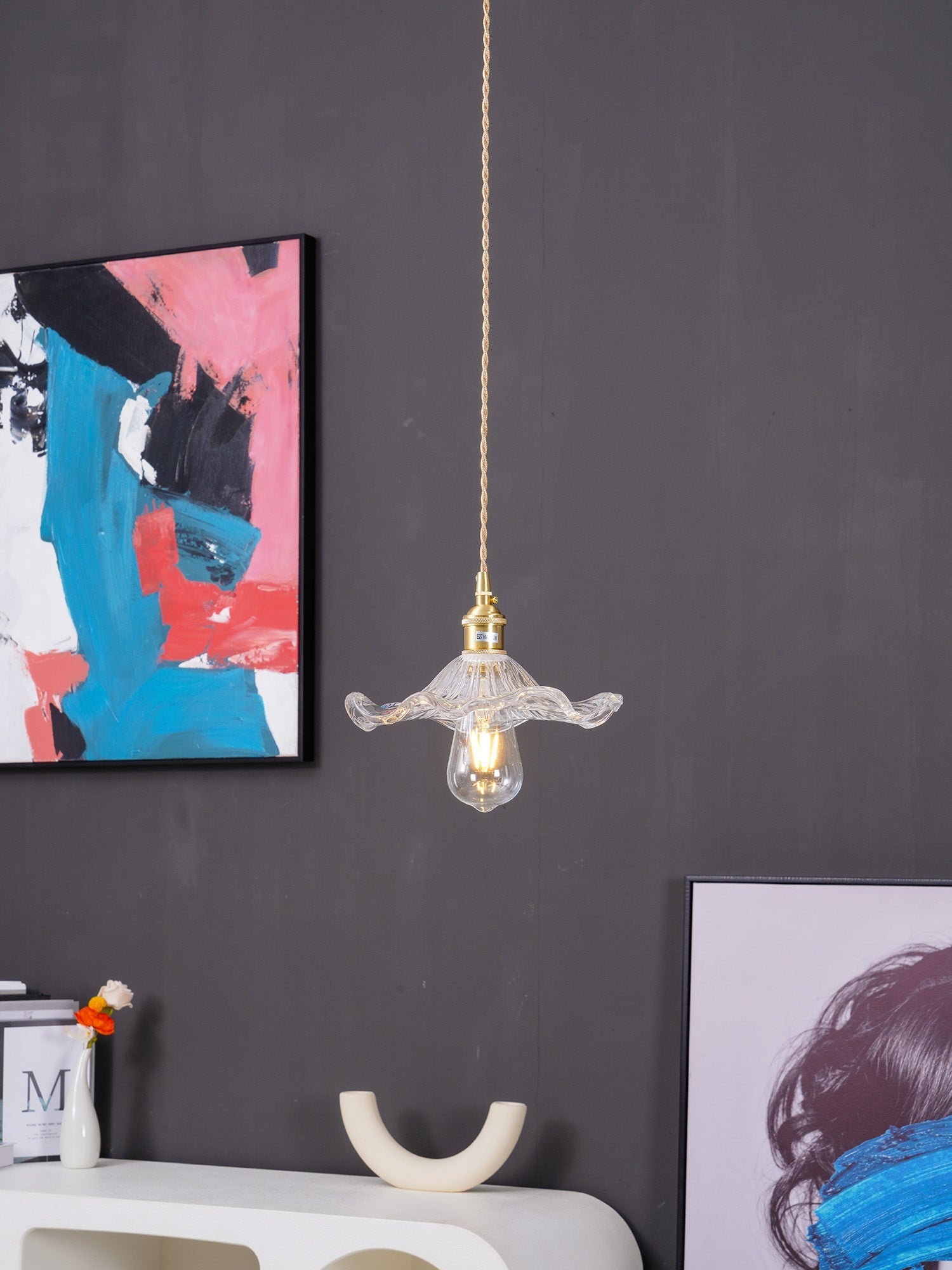 Lampada a sospensione vintage Calelaro