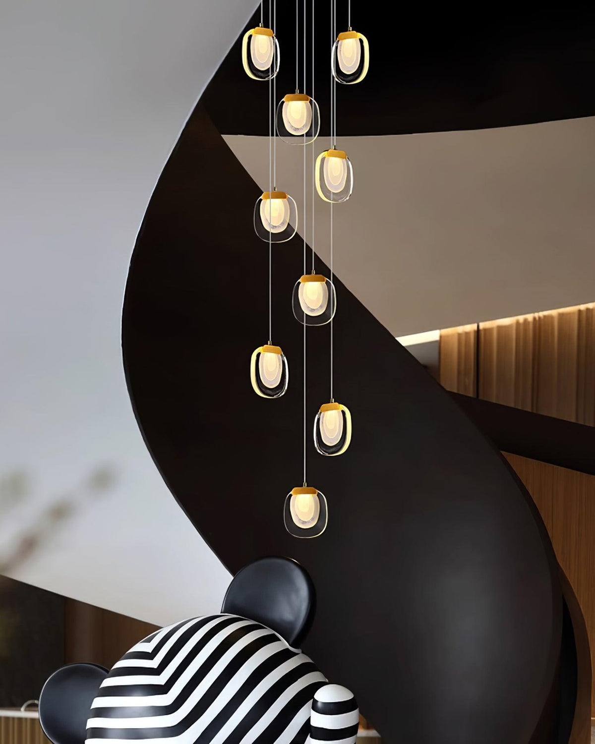 Glass Ripples Pendant Lamp – detail 31
