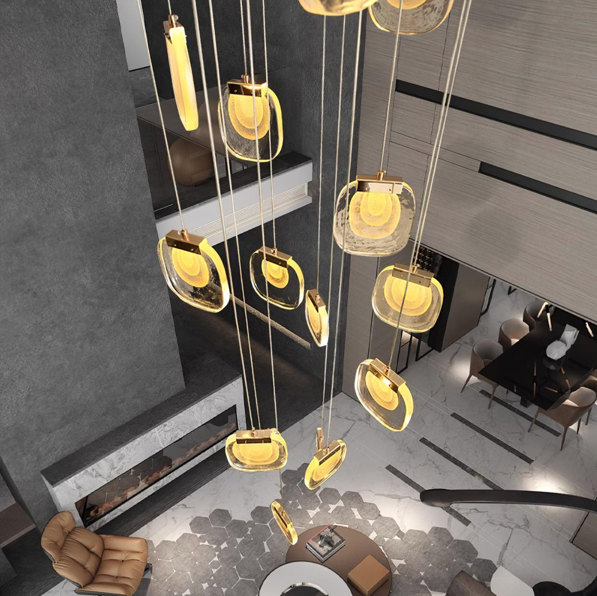 Glass Ripples Pendant Lamp – detail 37