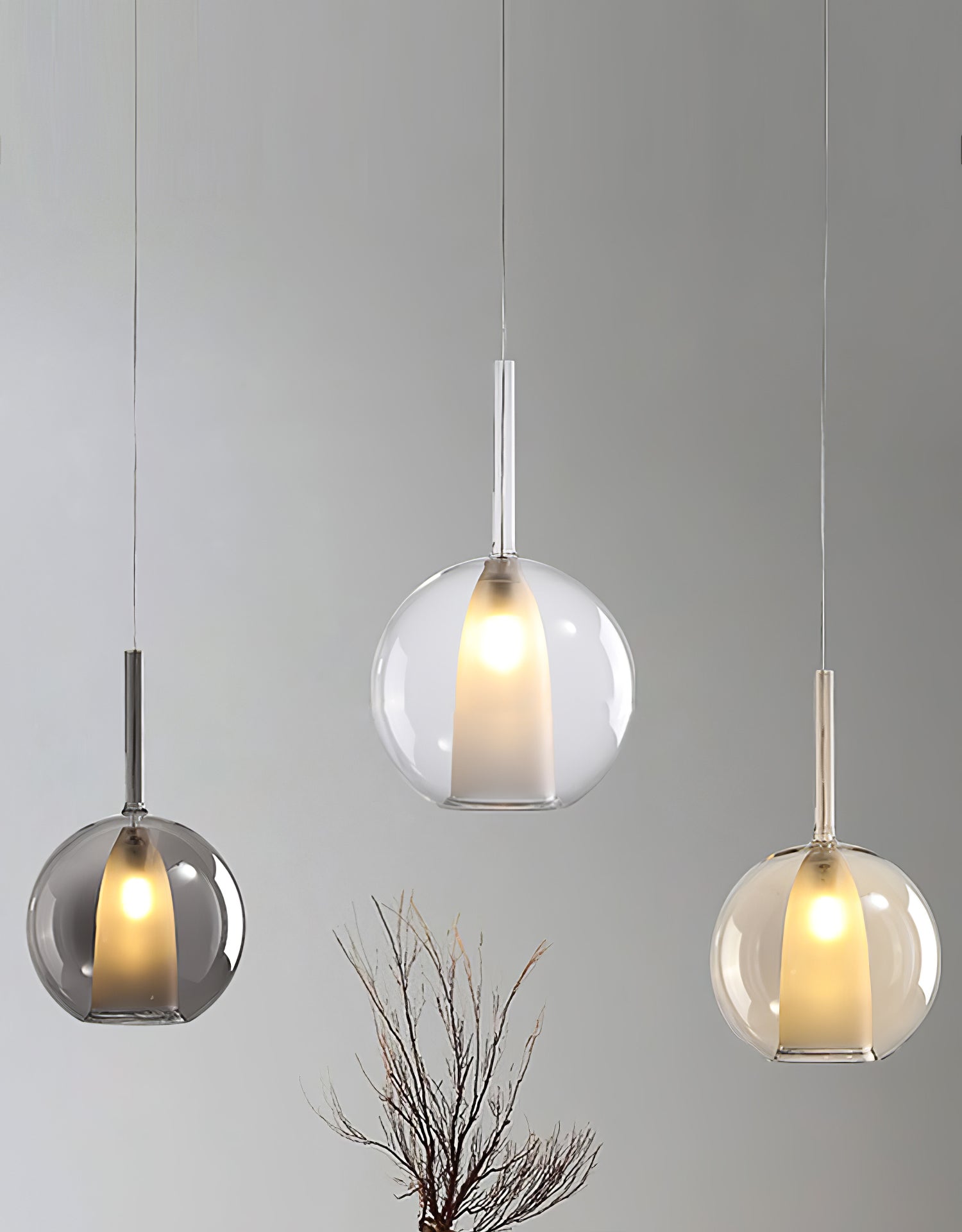 Lampada a sospensione globo Noilono