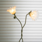 Lampada da terra floreale Roina