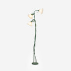 Lampada da terra floreale Roina