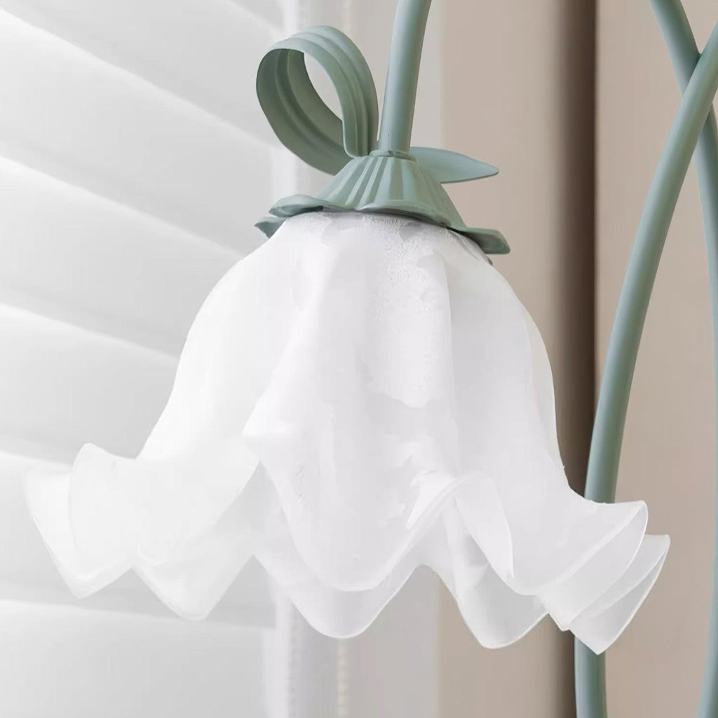 Lampada da terra floreale Roina