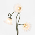 Lampada da terra floreale Roina