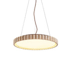 Lampada a sospensione Somenzi in travertino