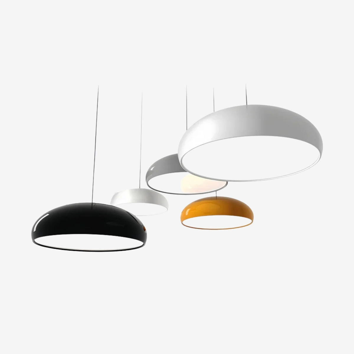 Lampada a sospensione rotonda Vercino