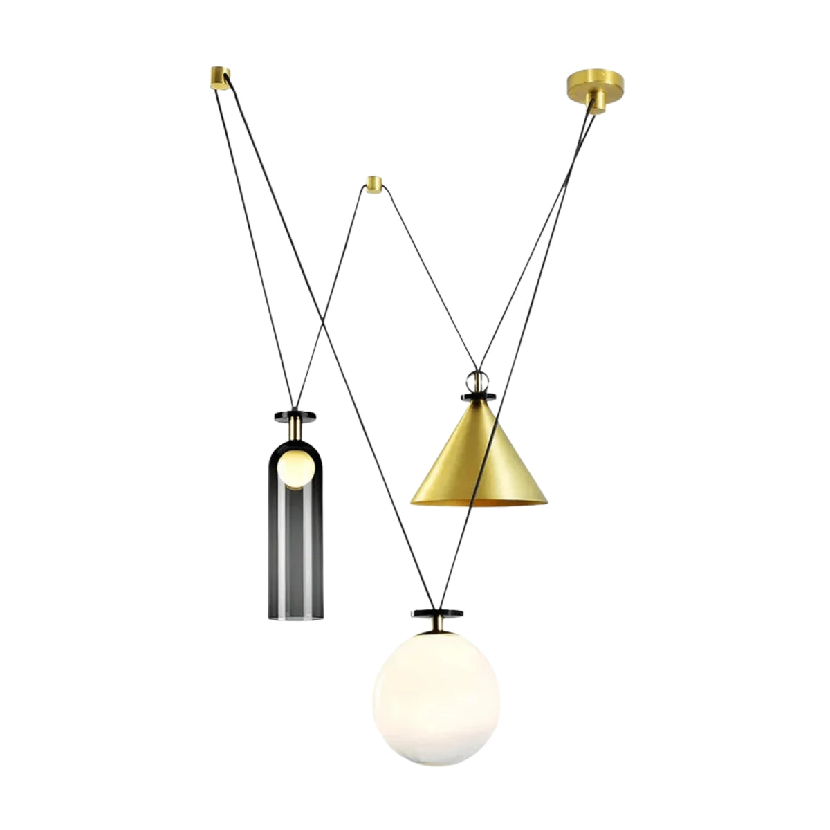Lampadario geometrico Perilova