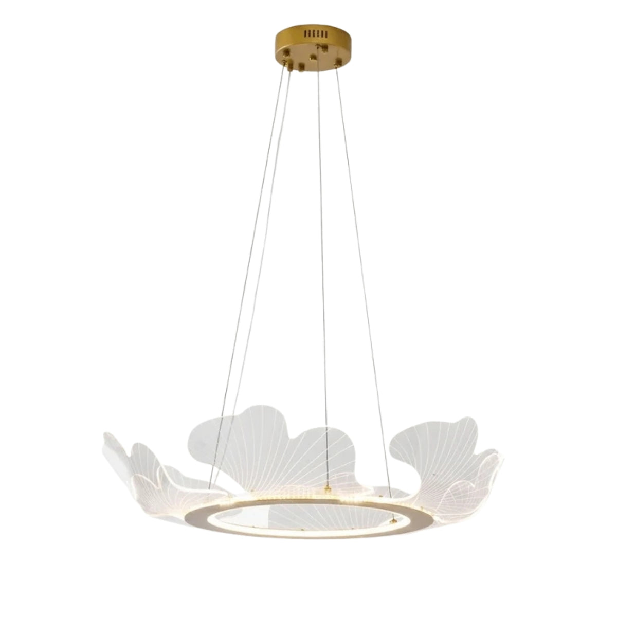 Lampadario a foglia Nelira
