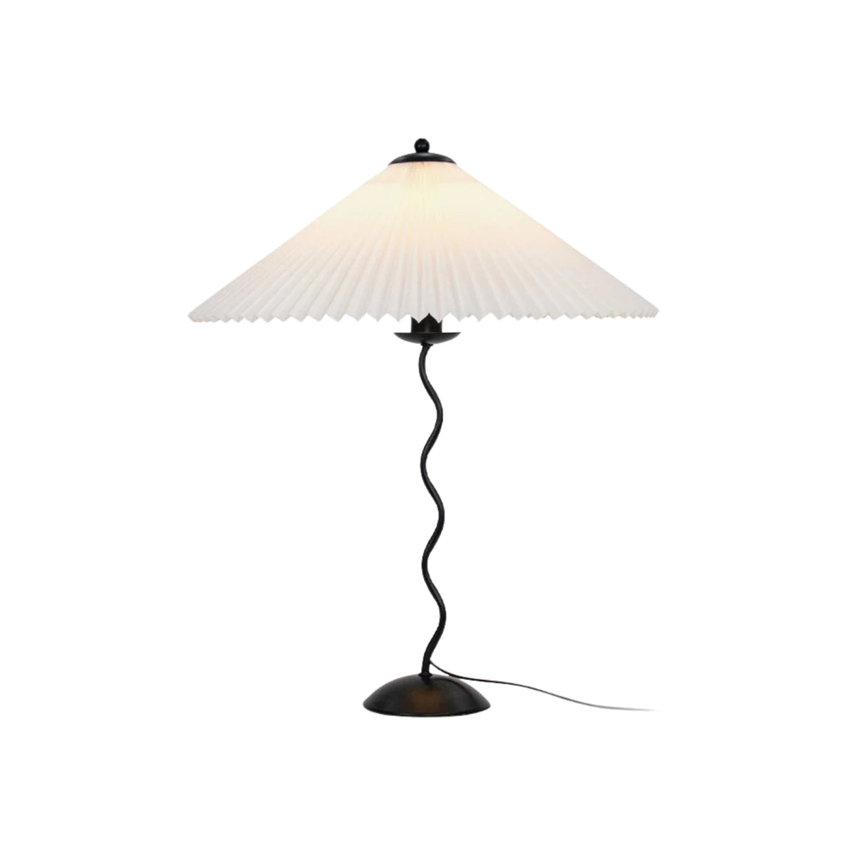 Lampada da tavolo ondulata Venelana
