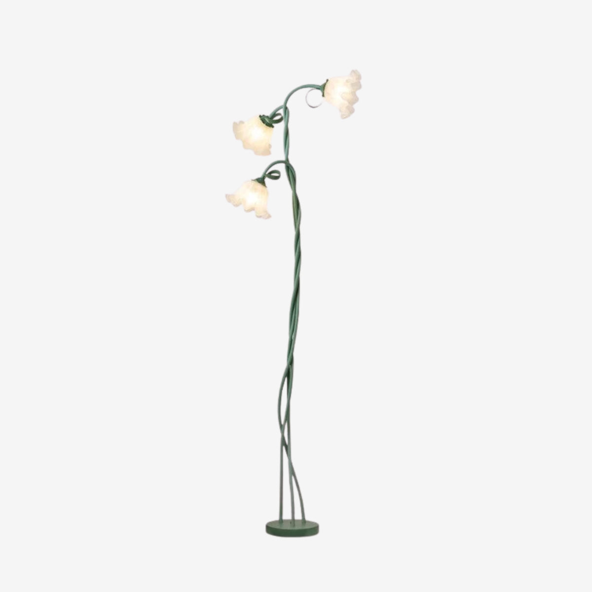 Lampada da terra floreale Roina