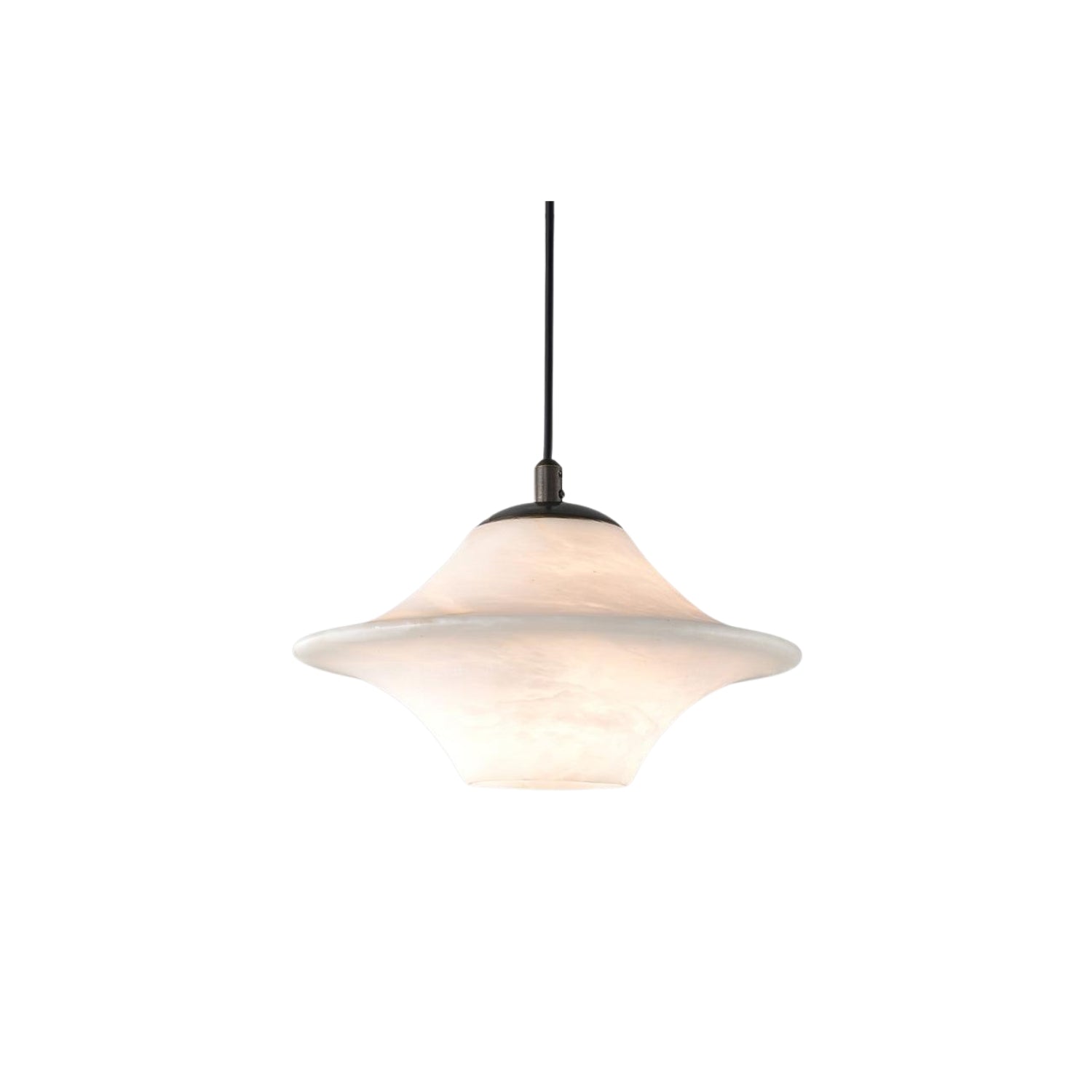 Lampada a sospensione Solere in alabastro