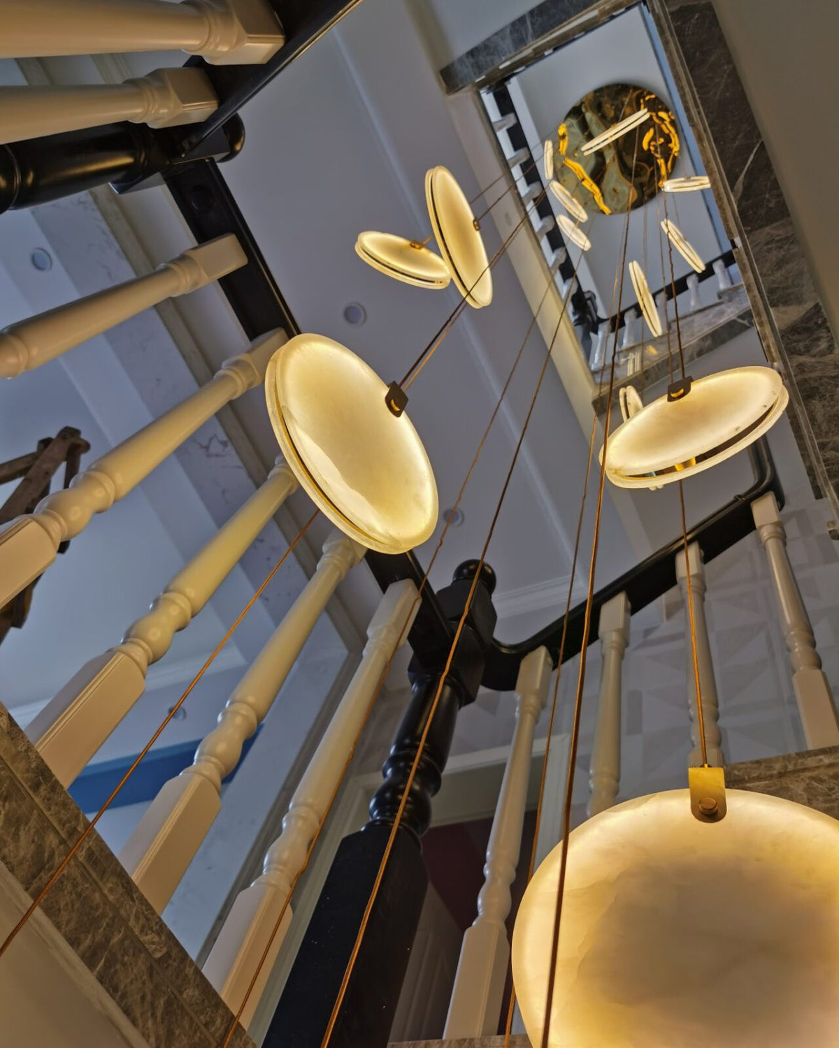 Lampada a sospensione geometrica Falio