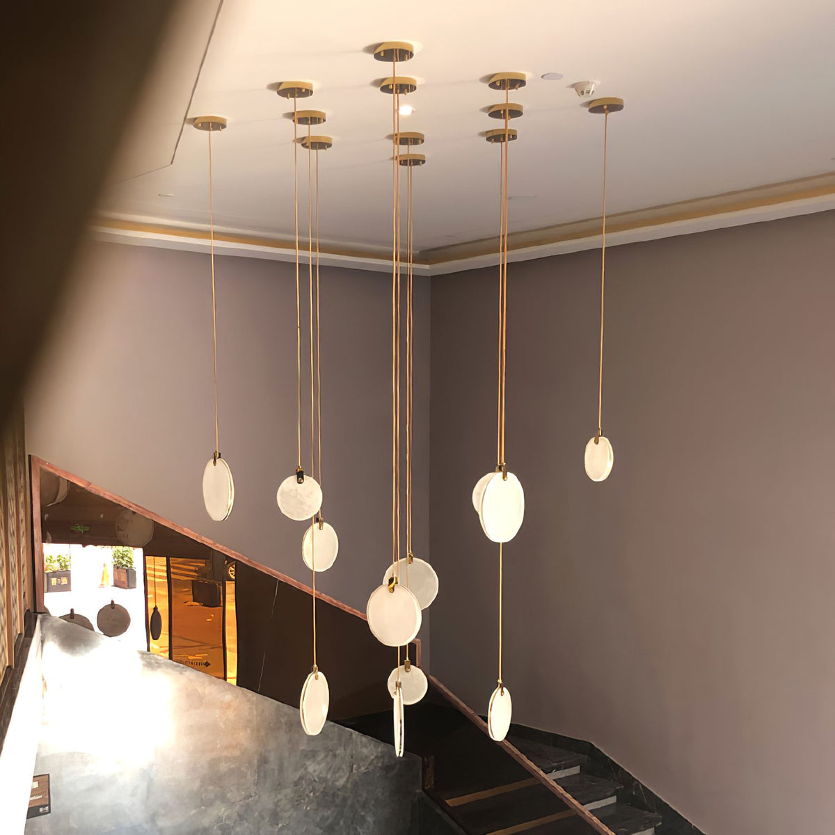 Lampada a sospensione geometrica Falio