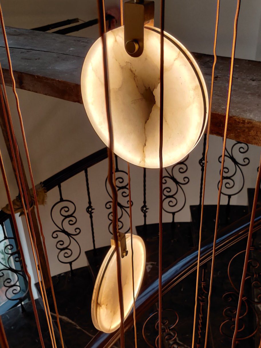 Lampada a sospensione geometrica Falio