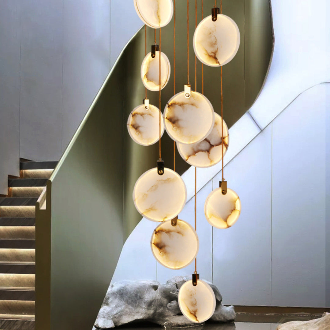Lampada a sospensione geometrica Falio