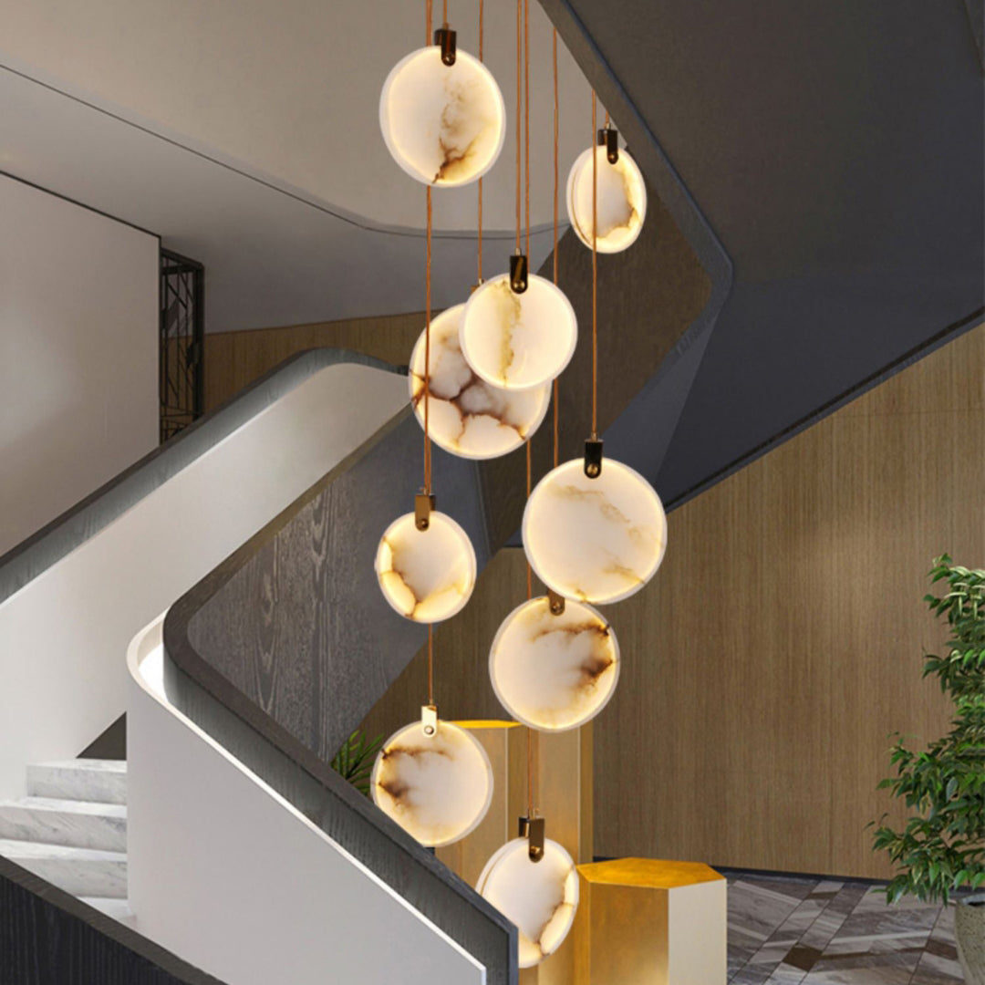 Lampada a sospensione geometrica Falio