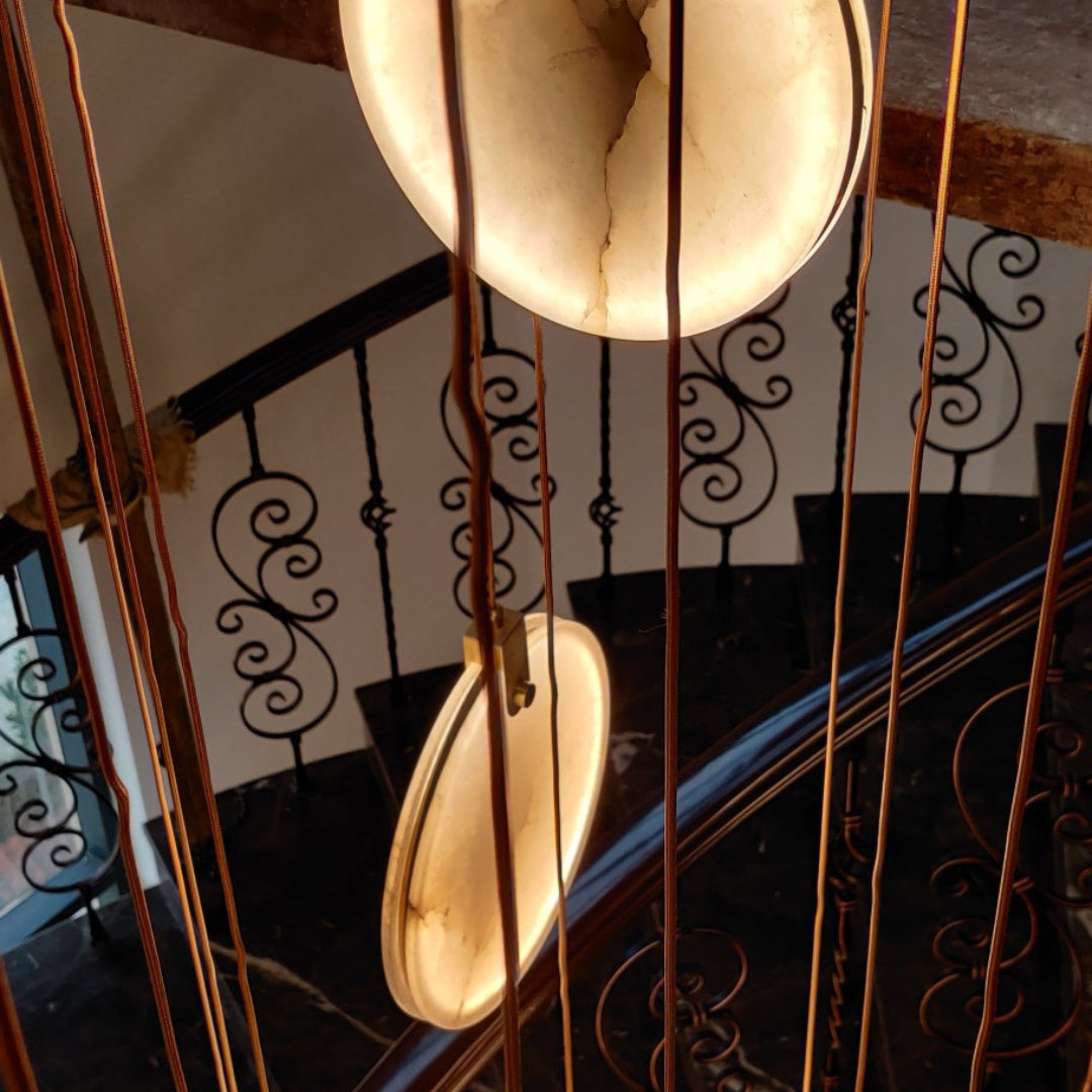 Lampada a sospensione geometrica Falio