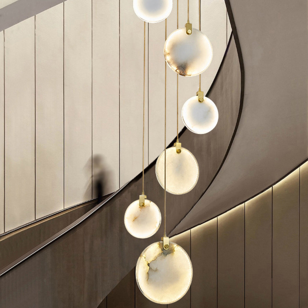 Lampada a sospensione geometrica Falio