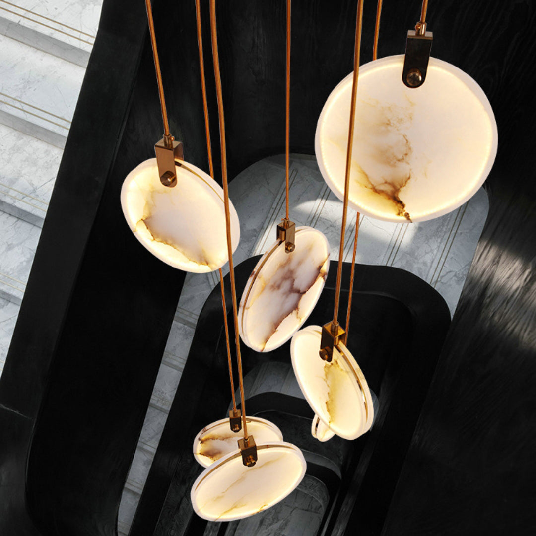 Lampada a sospensione geometrica Falio
