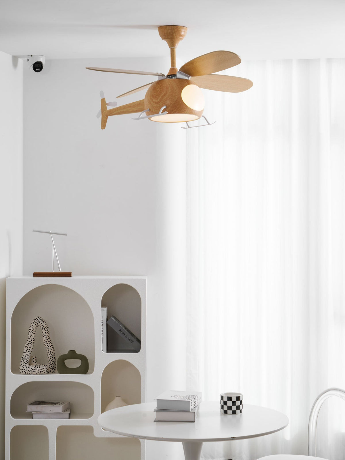 Plafoniera con ventilatore Leessi