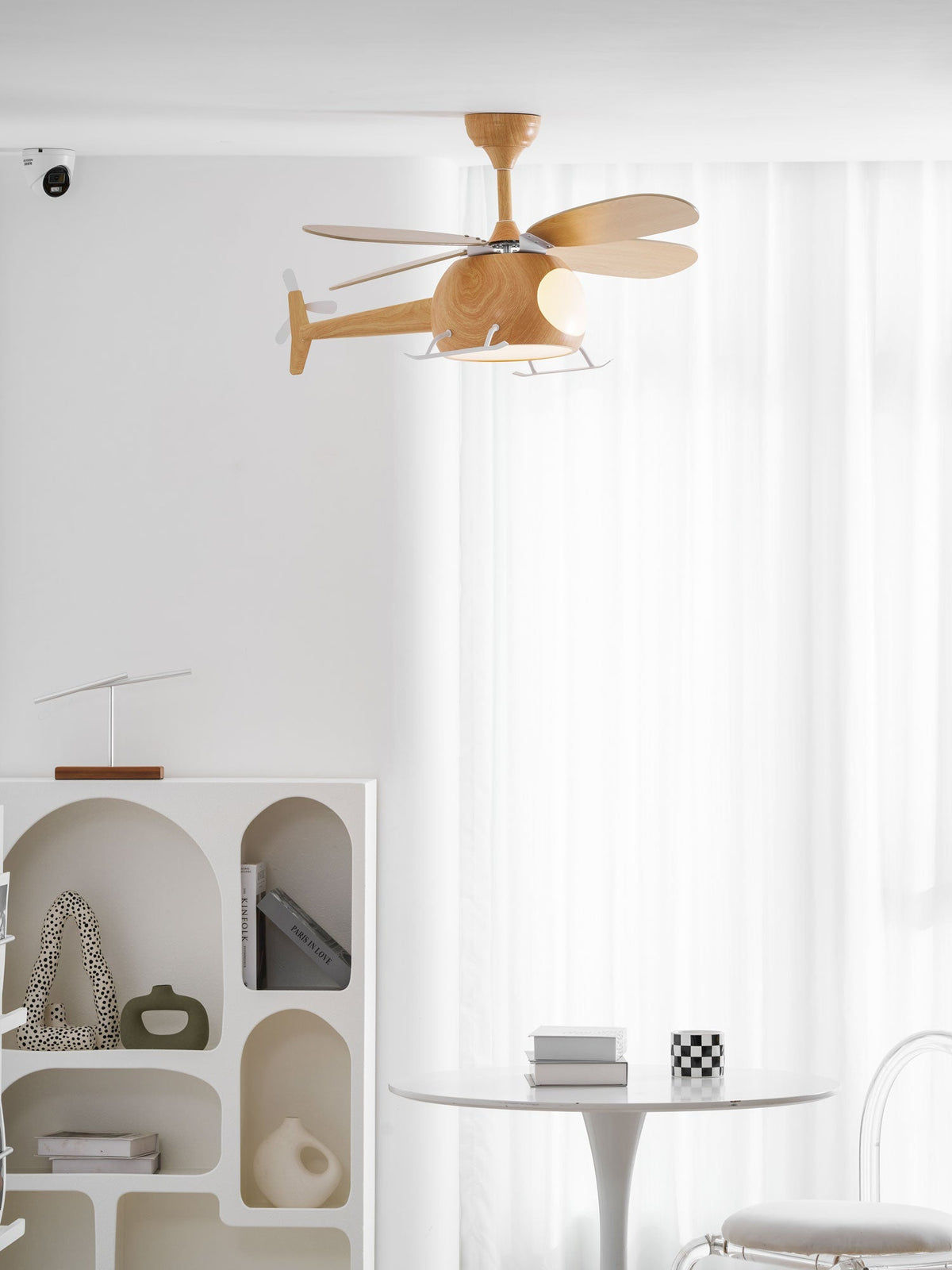 Plafoniera con ventilatore Leessi