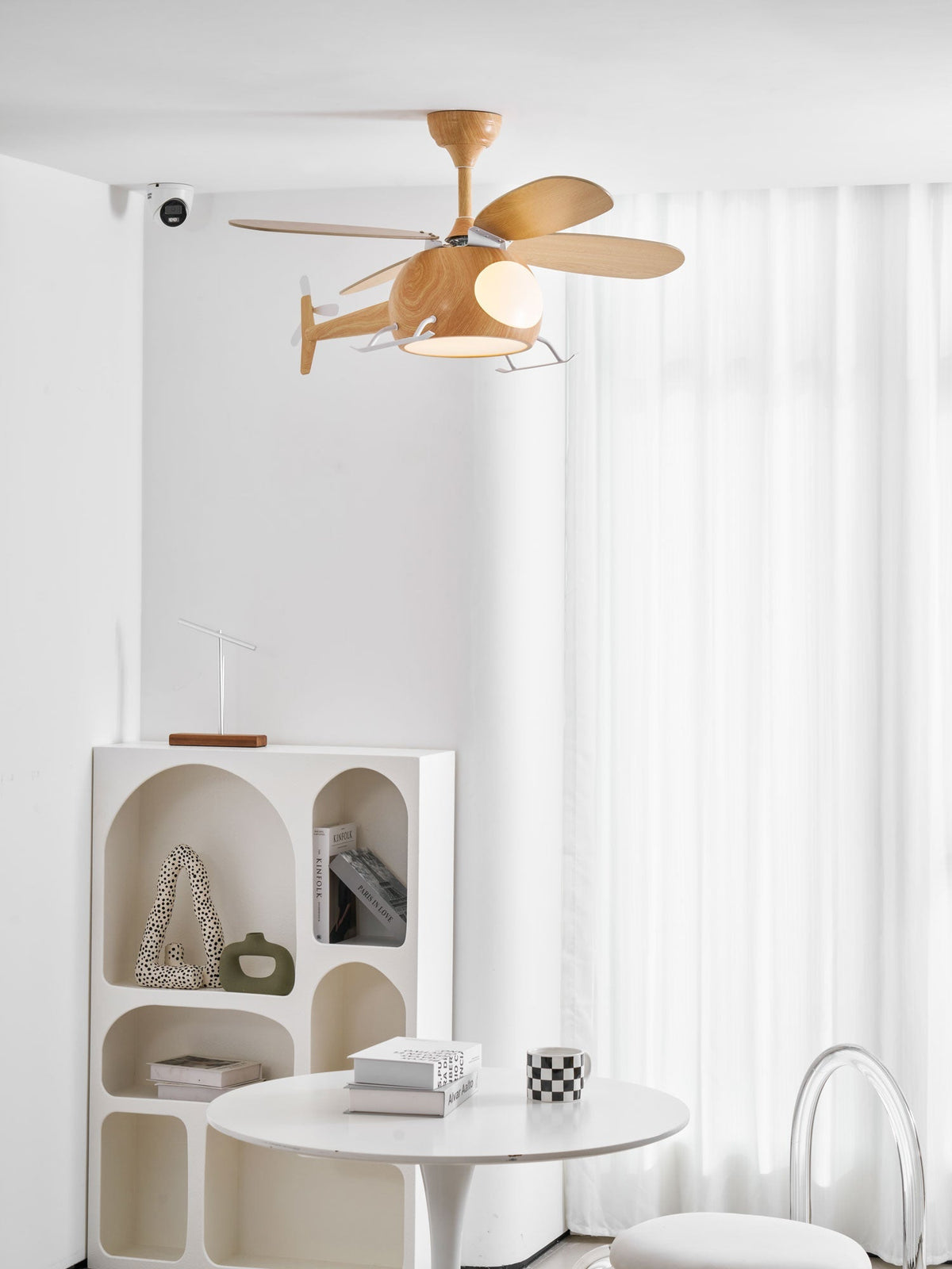 Plafoniera con ventilatore Leessi