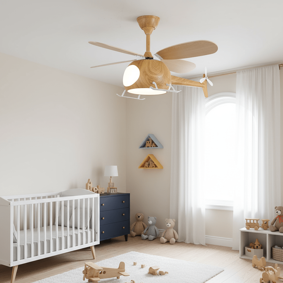 Plafoniera con ventilatore Leessi