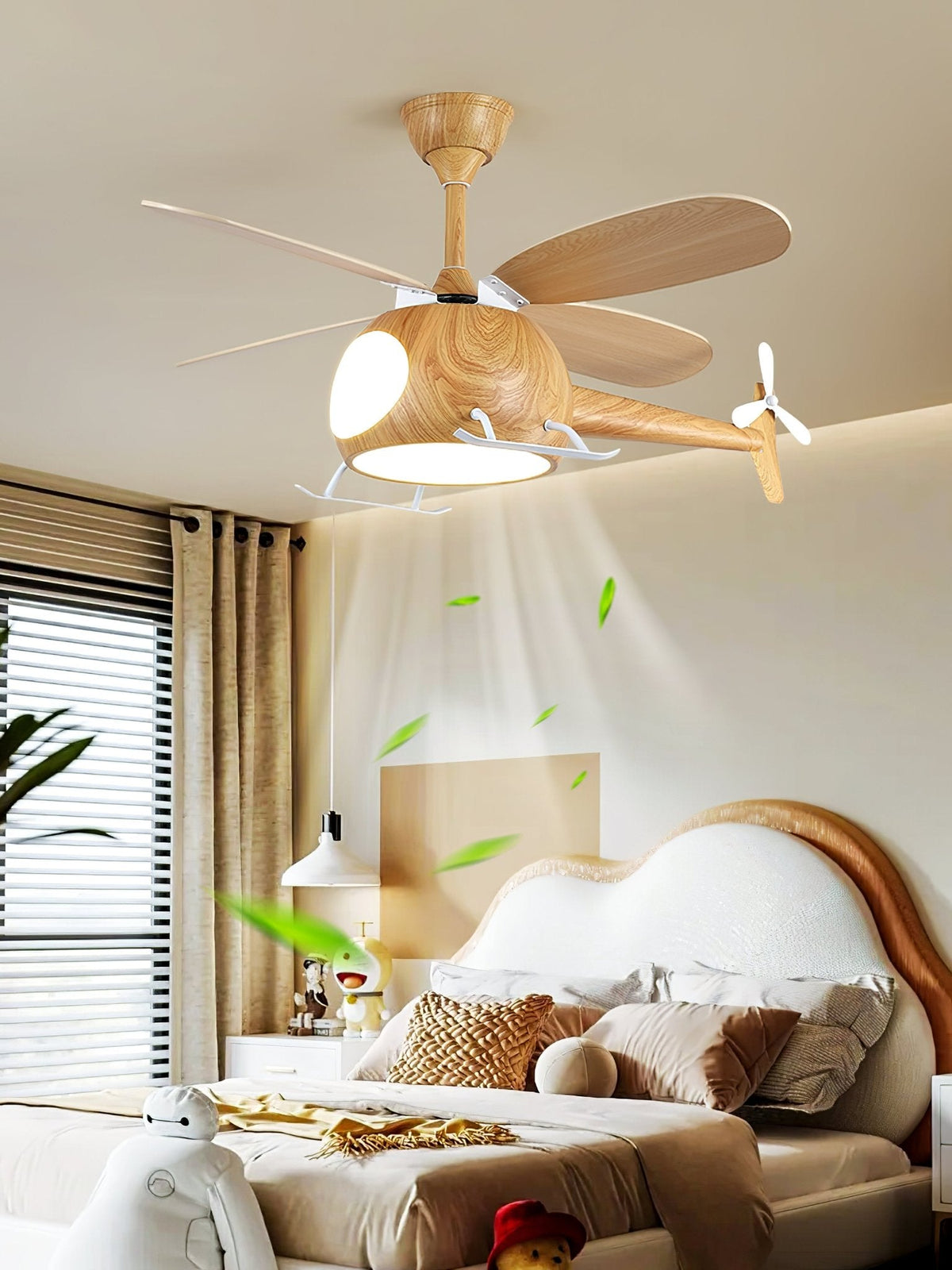Plafoniera con ventilatore Leessi