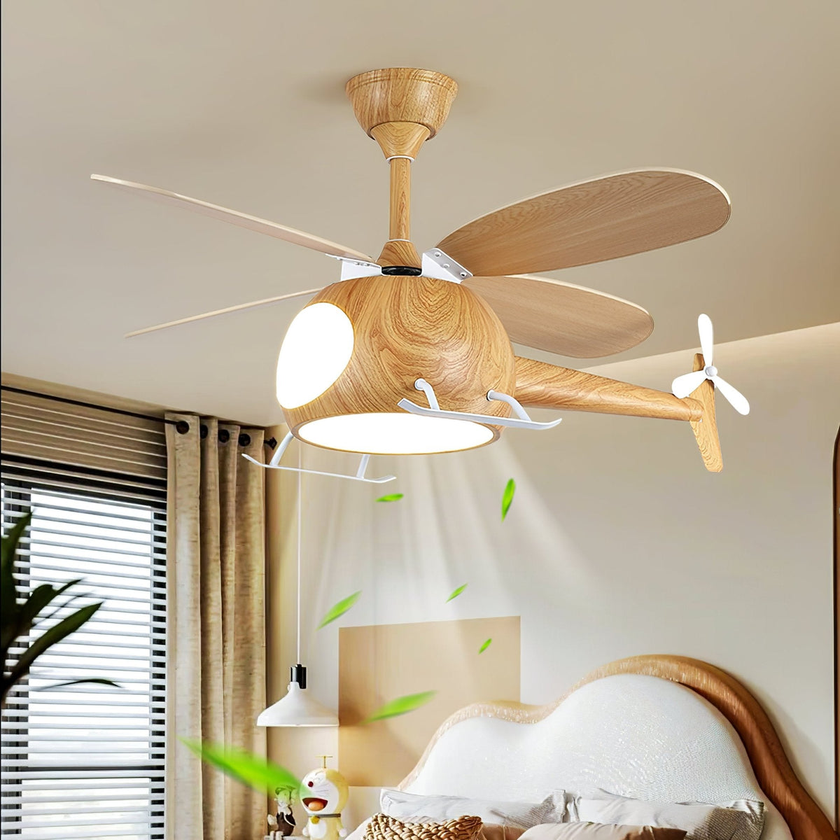 Plafoniera con ventilatore Leessi