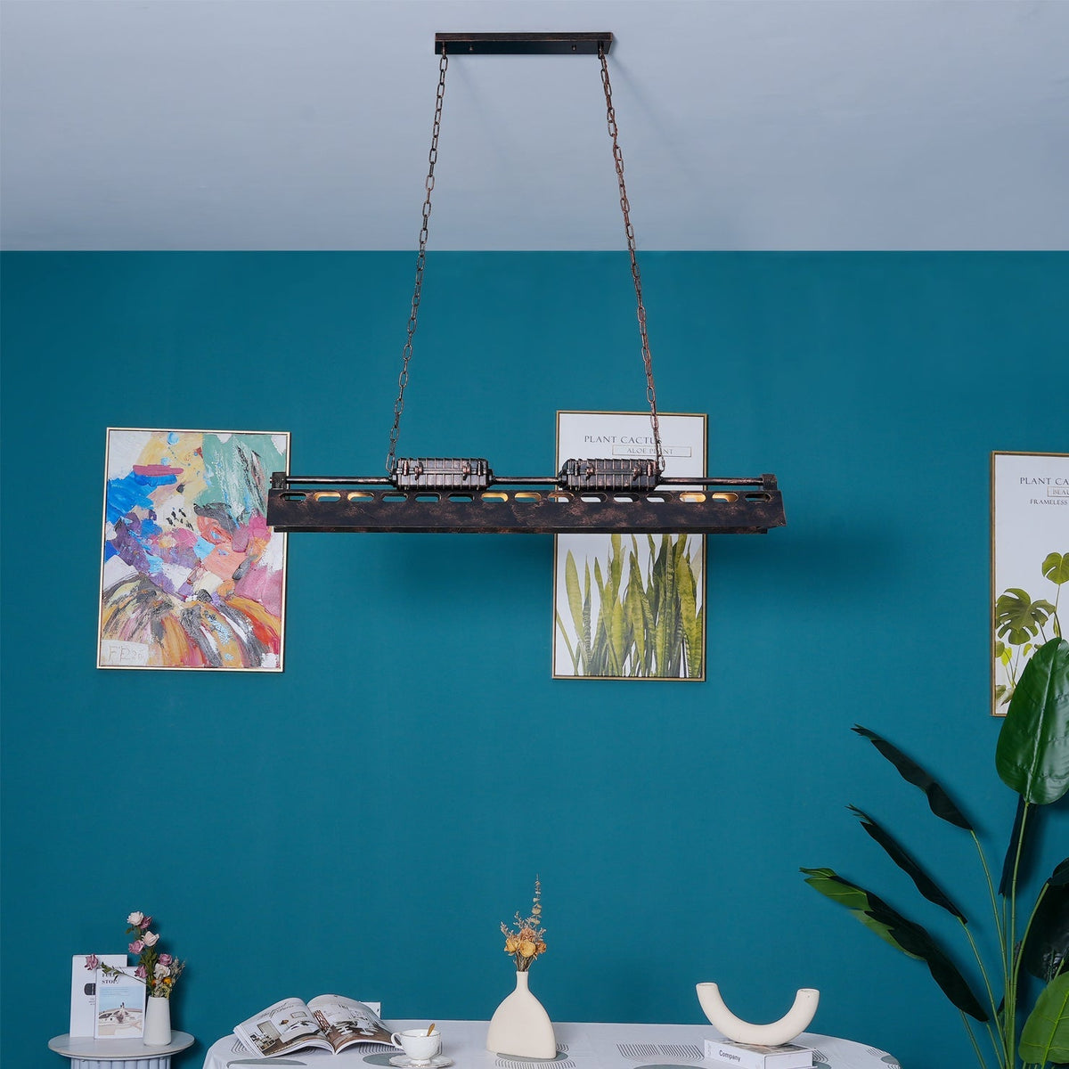 Industrial Steampunk Chandelier – detail 13