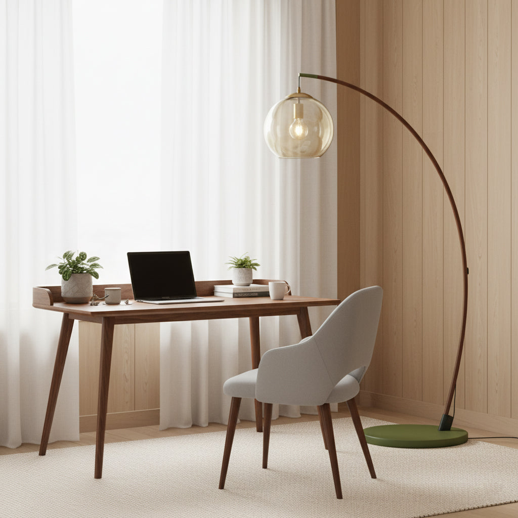 Lampada da terra ad arco Lorienca