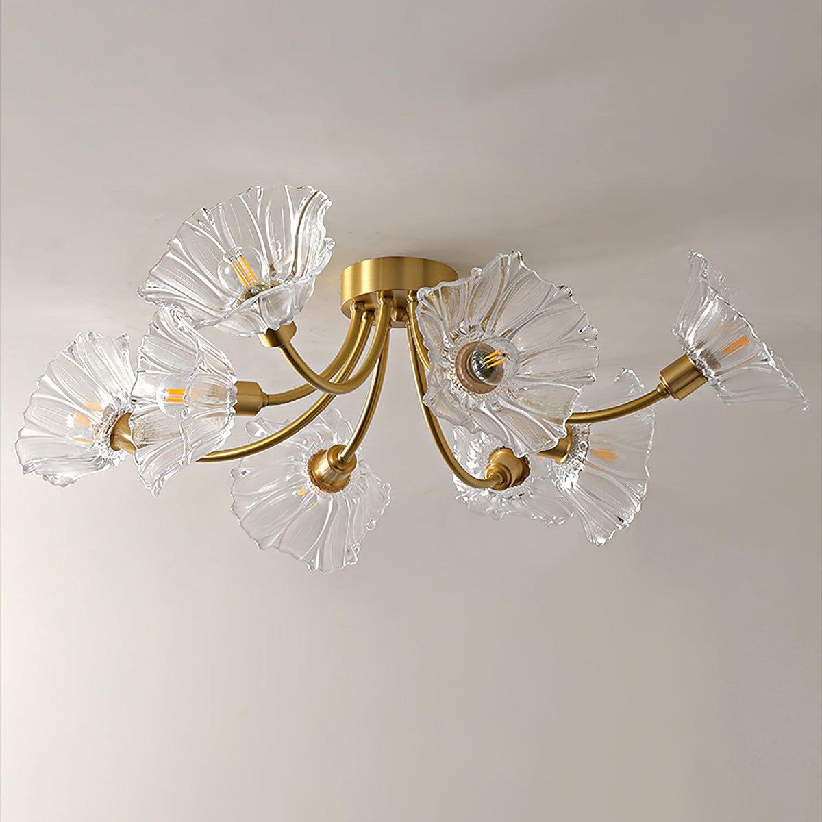 Kalin Flower Glass Ceiling Lamp – detail 10