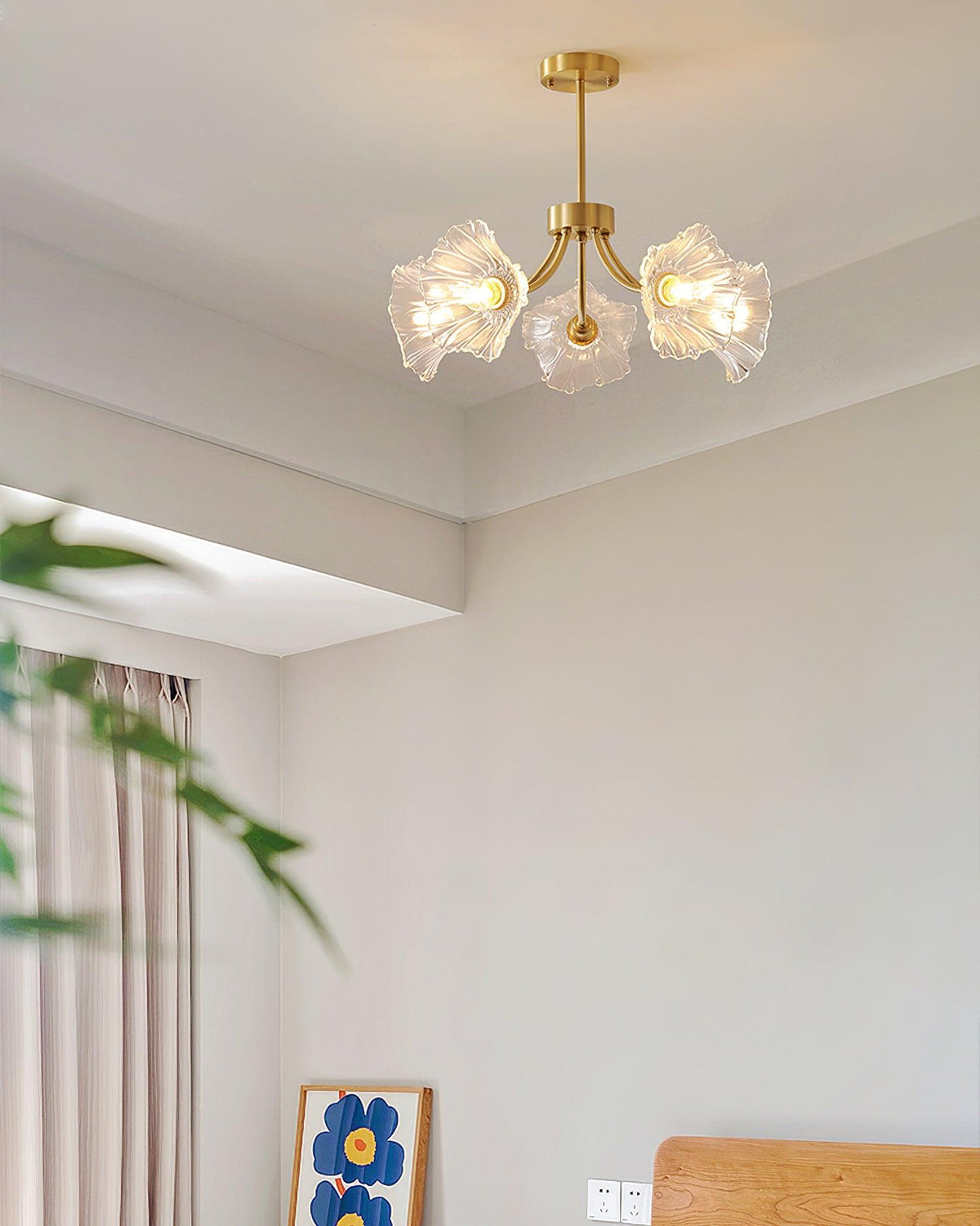 Kalin Flower Glass Chandelier – detail 16